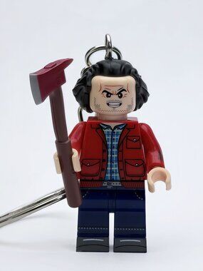Jack Torrance Horror Minifigure Keychain Custom Collectible Figure